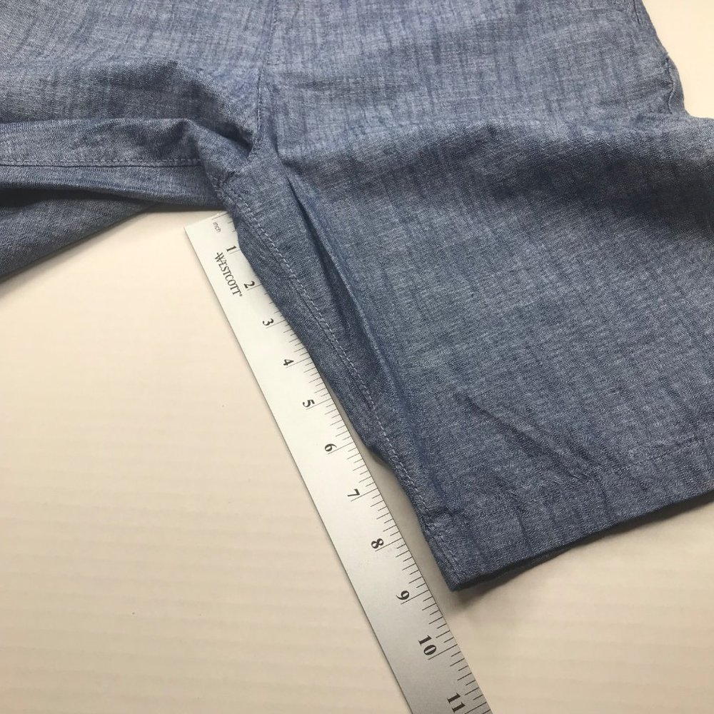 Wonder Nation Boy's Size 18 Adjustable Waist Flat Front Shorts Blue New - Picture 10 of 13